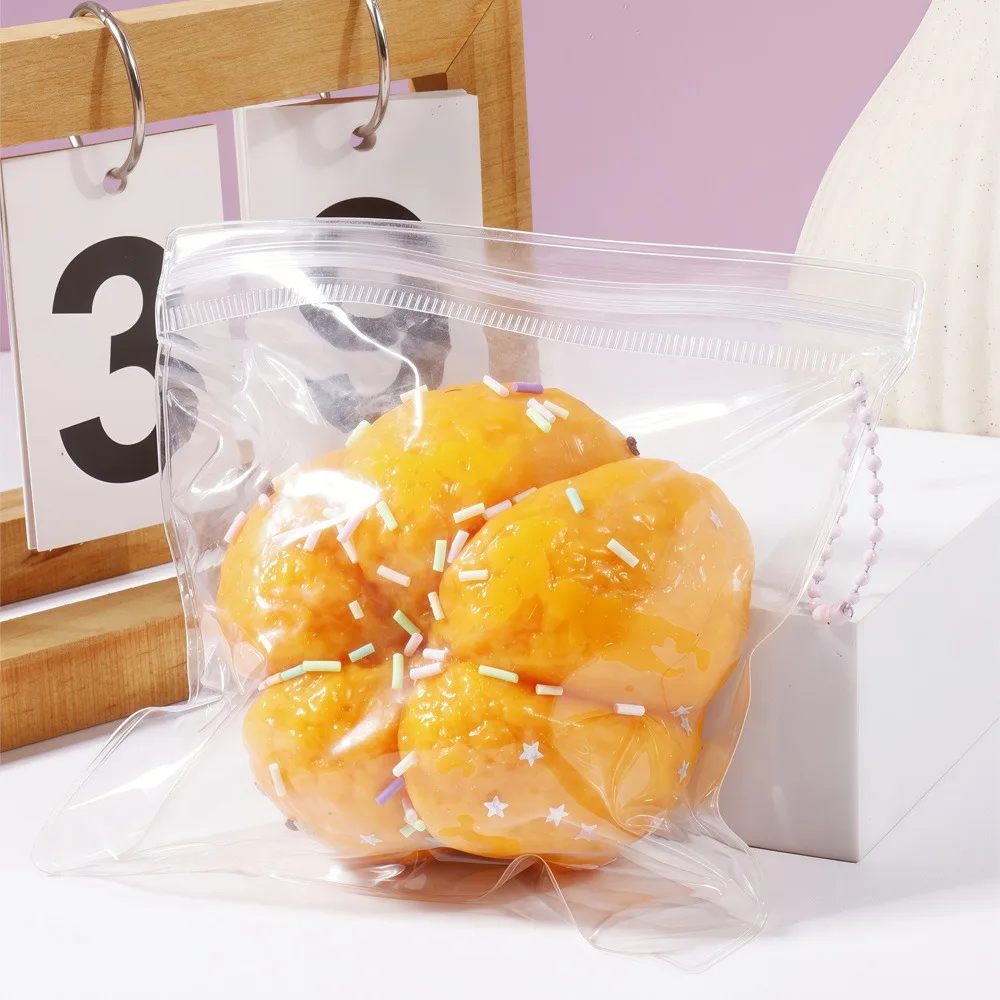 TPR Material Pumpkin Bread Toy Squeeze Design Pumpkin Shape Kneading Simulation Toy Simulation Food Bread Shape