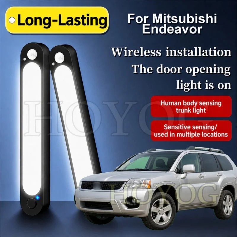 For Mitsubishi Endeavor 2003-2011 Car Trunk Light LED Lamp Cordless Sensor Magnetic Boot Cargo Light SUV Interior Cabin