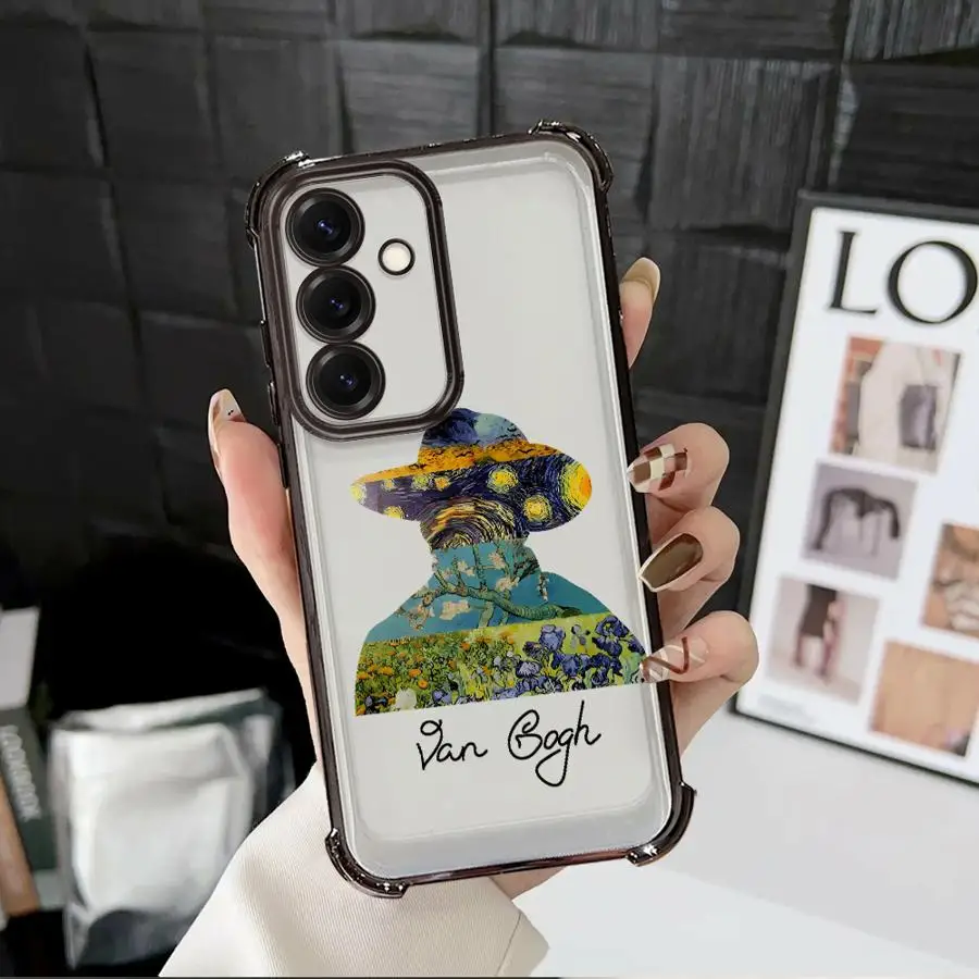 فان جوخ التصميم الإبداعي لينة غطاء حقيبة لهاتف سامسونج غالاكسي A24 A25 A33 A13 A35 A36 A52 A17 A15 A26 A16 A21s #5