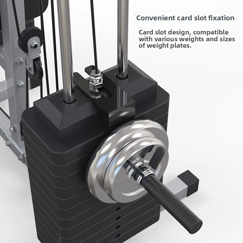 Fitness Equipment Weight Gain Rack Latch External Bell Rack Comprehensive Trainer Weight Auxiliary Counterweight Adder