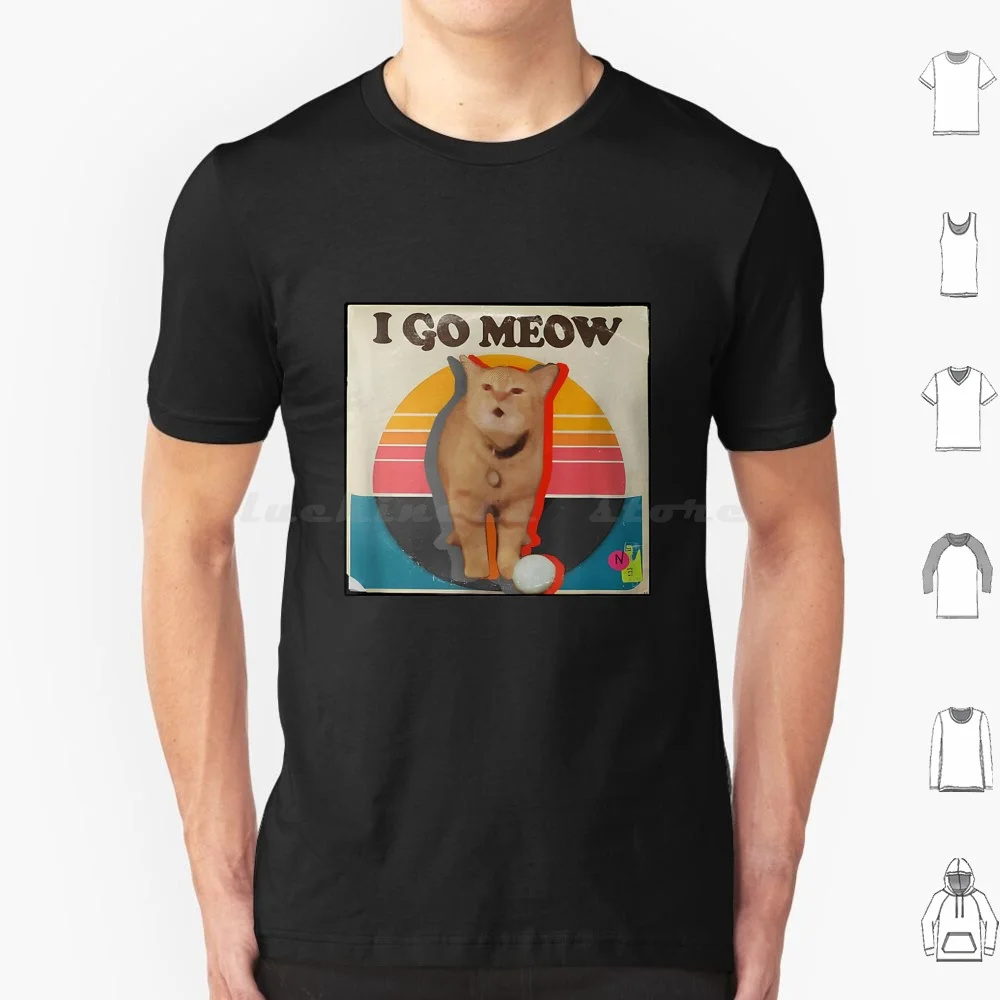 قميص I Go Meow المضحك للأطفال، للرجال والنساء، هدية لمحبي القطط تي شيرت للرجال والنساء والأطفال 6xl Cat Mom Cat Loaf Cat