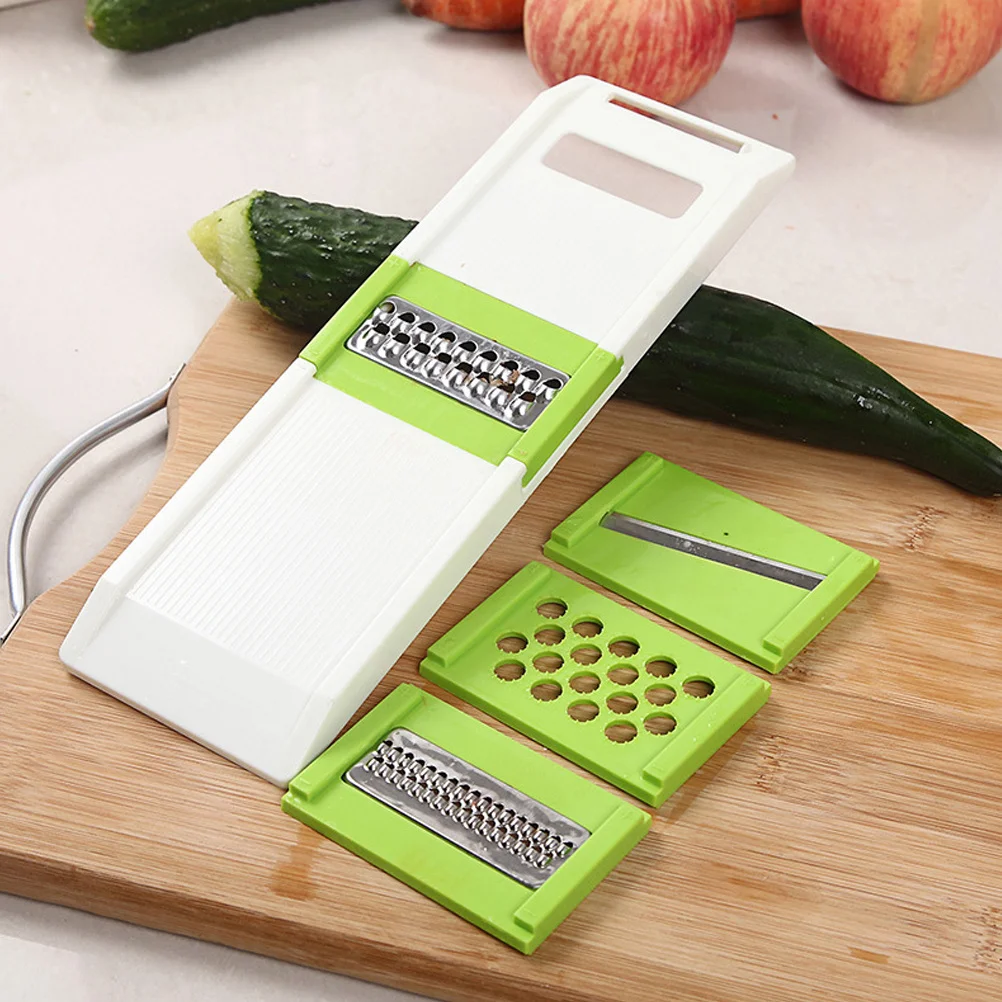 

3pcs Kitchen Slicer Set Stainless Steel Veggie Chopper For Tomato Carrot Onion Multifunctional Vegetable Cutter Fruit Grater