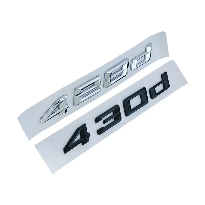 

ABS Car Front Hood Emblem Badge Bonnet Logo Covers Letters Sticker For BMW 420d 428d 430d 435d 520d 525d 528d 530d E39 E60 G30