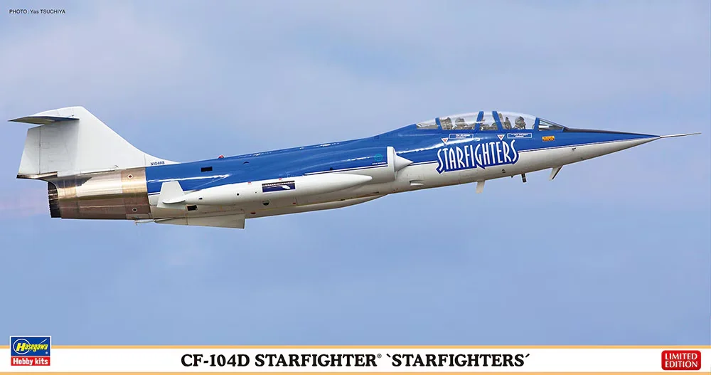 

Hasegawa 07544 CF-104D Starfighter'Starfighters' 1/48 Military Assembling Scale Model Kit DIY Toy, Collection Birthday Gift