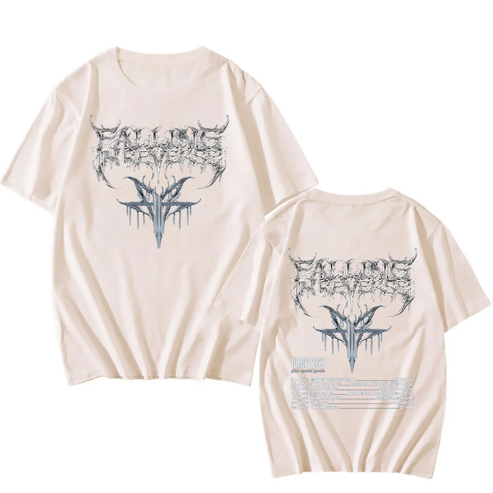 الوقوع في عكس بلايز جديدة الوقاية في عكس أوروبا 2025 جولة طباعة تي شيرت خمر الهيب هوب الرجال النساء المحملة المشجعين ملابس علوية من القطن