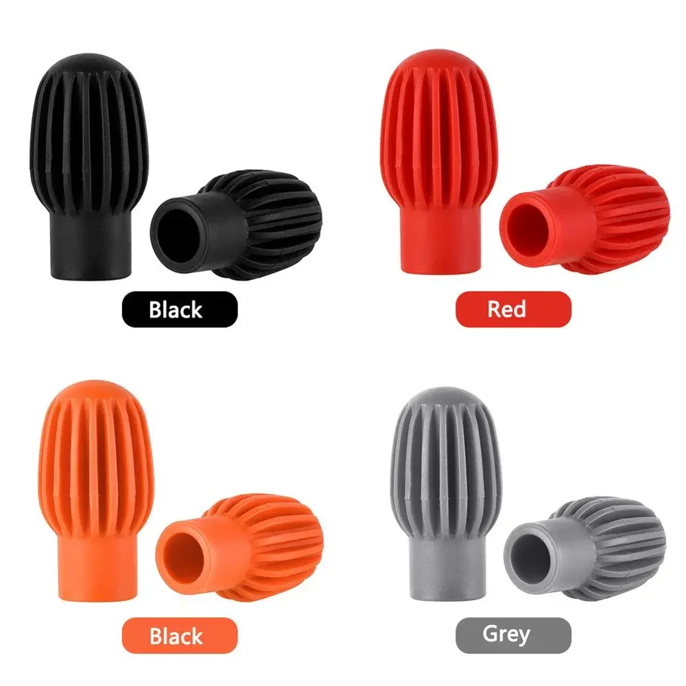 2/4pcs Shelf Drum Mute Silicone Sleeve Weakness Muffler Contact Tips Drumstick Practice Tips Drumstick Mute Musical  Accessories