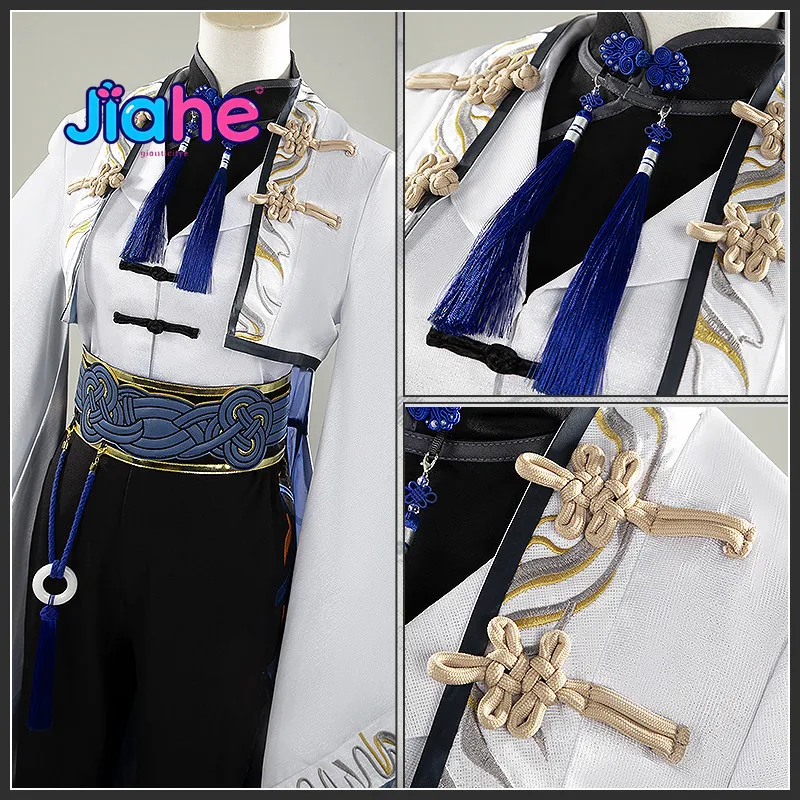 

Game Arknights Zuo Le Cosplay Costume Halloween Carnival High quality Chinese style suit coat props uniform Zuo Le men women