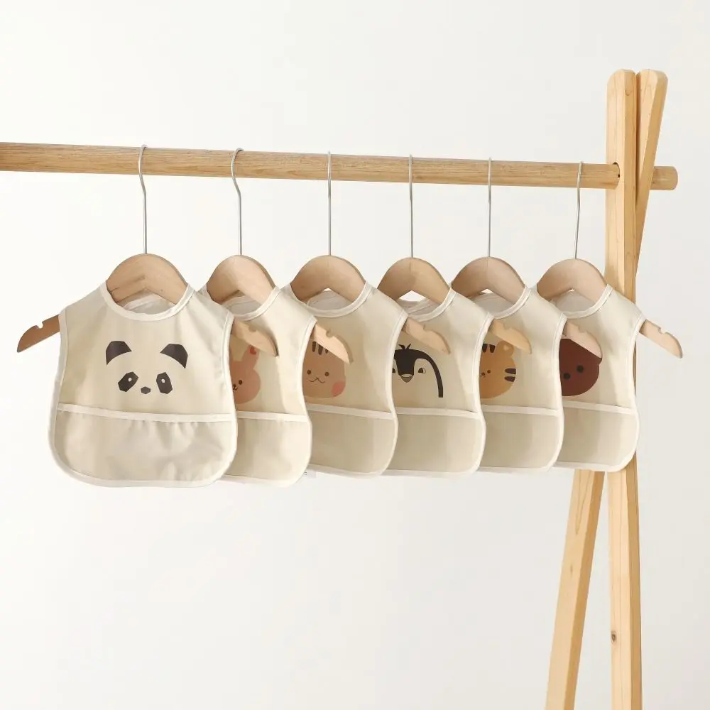 

Comfortable Animal Pattern Baby Feeding Bib Cartoon Bear Baby Drooling Bibs Sleeveless Rabbit Saliva Towel Burp Apron Boys Girls