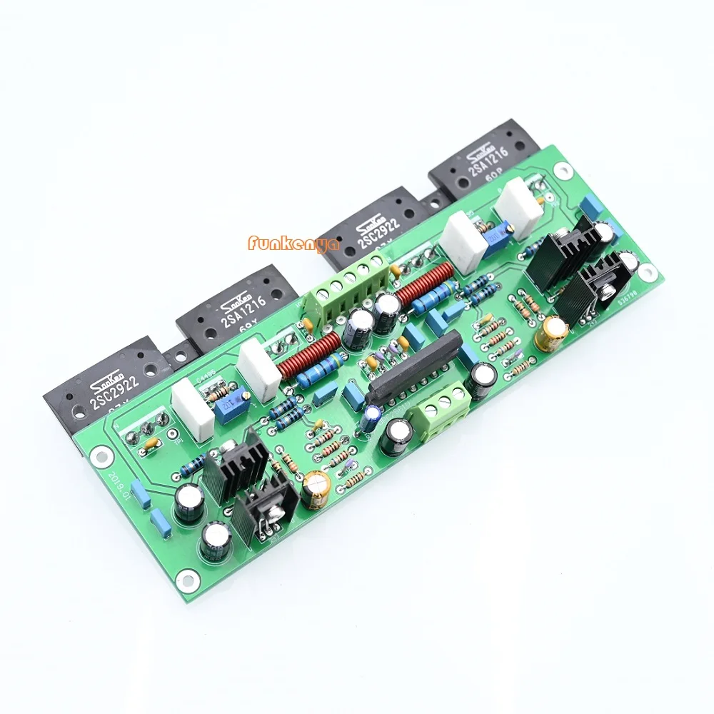 UPC2581V Dual Channel Hifi Power Amplifier Supply Board 150WX2  2SC2922 2SA1216