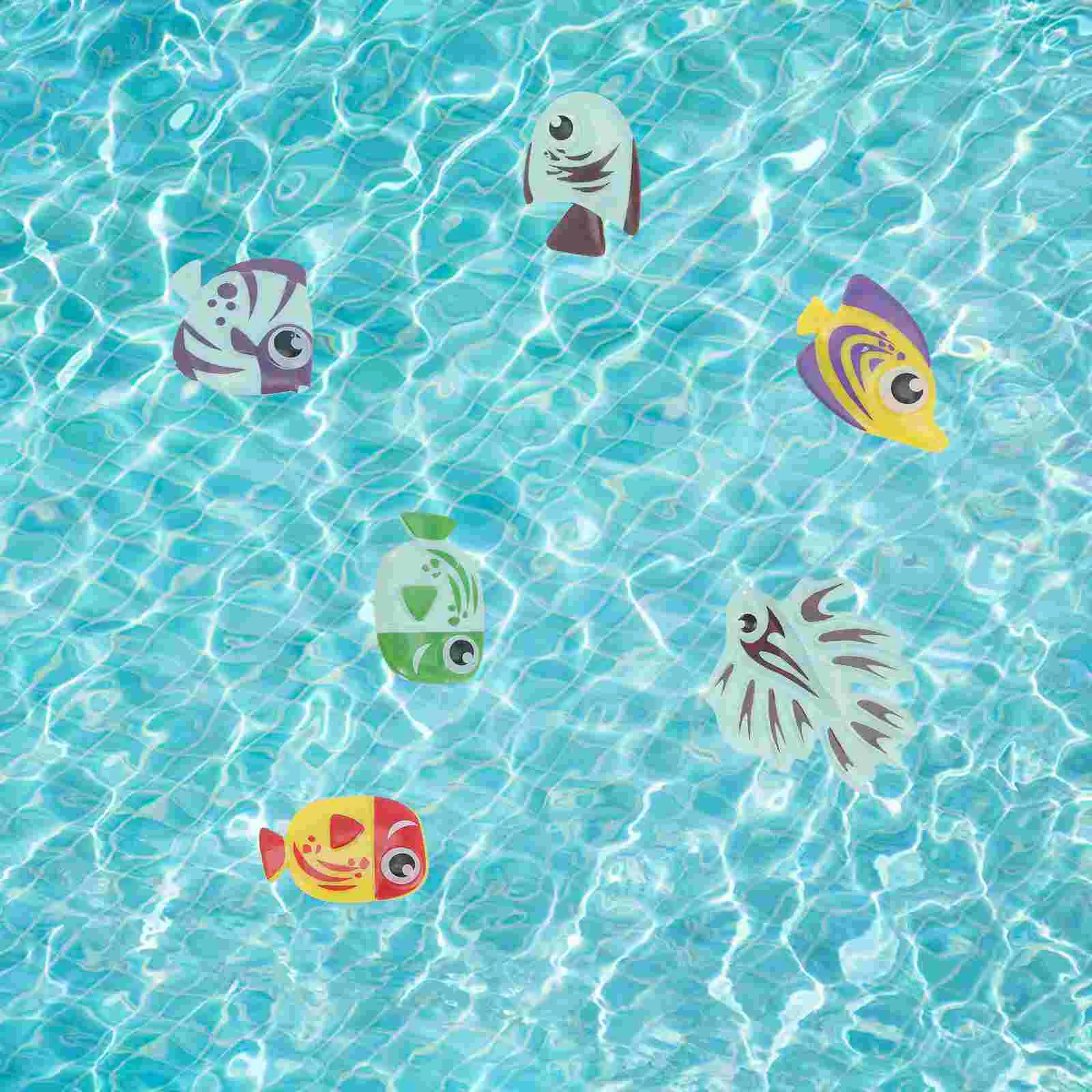 

Pool Kids Diving Play Set Beach Summer Take Bath Colorful Plastic Fish