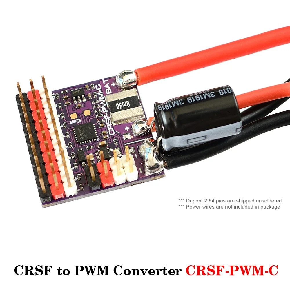 KONWERTER MATEKSYS CRSF DO PWM CRSF-PWM-B CRSF-PWM-6 CRSF-PWM-C do TBS Crossfire Nano RX SE DIY Parts