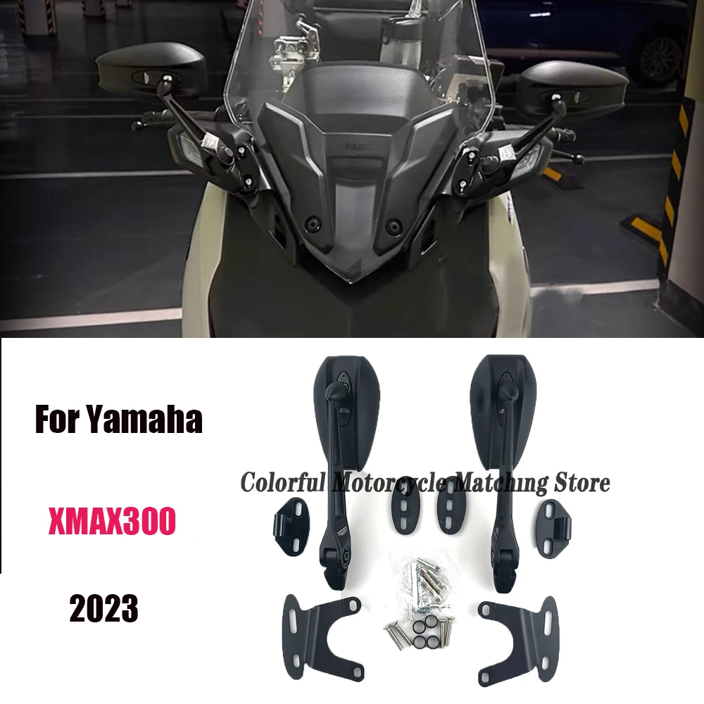 New Motorcycle Anti-Shake Side Rearview Mirrors Adapter Fixed Stent Bracket Holder For Yamaha XMAX300 XMAX 300