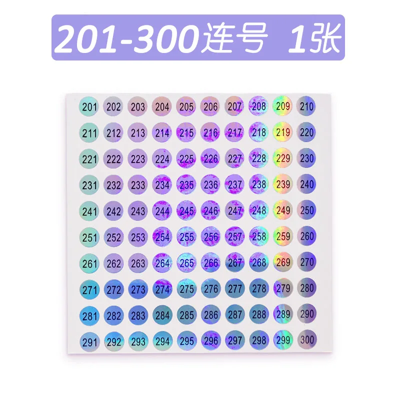 Laser Manicure Tools Diy Colorful Adhesive Nail Polish Stickers Easy Removal Number Labels For Organized Display