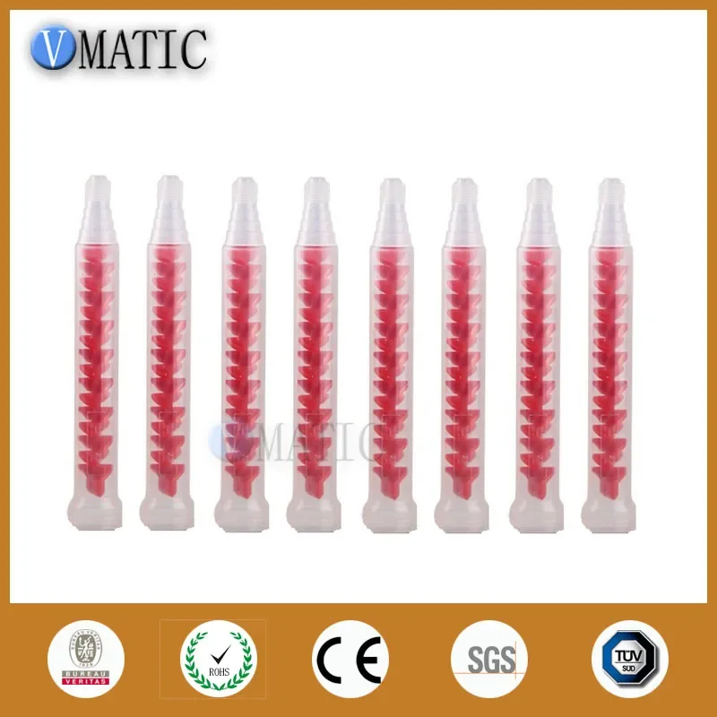 Free Shipping Plastic Adhesive Application Effective Static Mixer RS12-16 Mixing Nozzles For Glue Dispensing