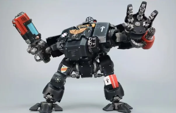 

JOYTOY Warhammer Black Templars Redemptor Dreadnought 1:18 Collectible Figure Model with Weapons & Battle Armor