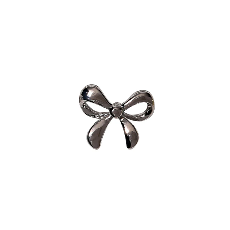 Breloques de luxe pour Nail Art, 10 pièces, nœud papillon en alliage japonais 3D, bijoux de décoration en strass pour ongles, accessoires de bricolage