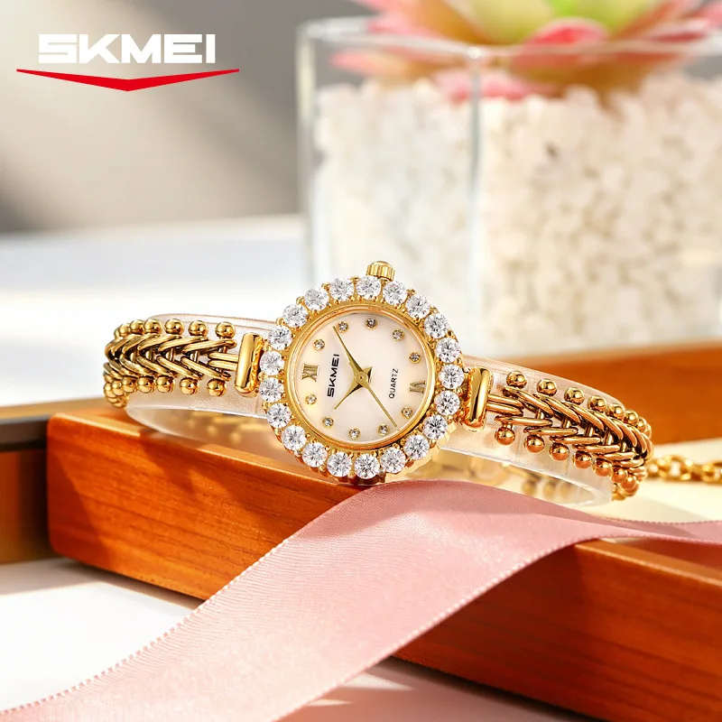 2729 New Fashion Lightweight Women's Quartz Watch Women's Watch Diamond Set Dial Bracelet Luxury Watch Relojes De Mujer