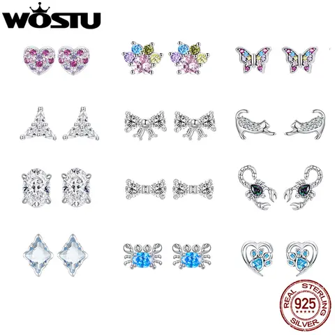 Sterling Silver Animal Paws Earrings WOSTU