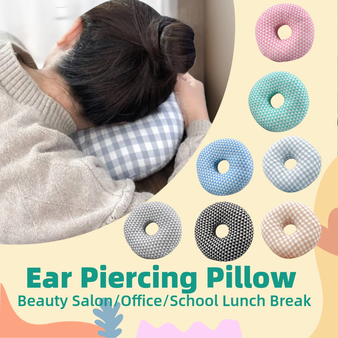 Ear Guard Piercing Pillow  Washable Soft Sleeping Pillow for Side Sleepers Pillow with an Ear Hole CNH and Pain Ear Inflammation