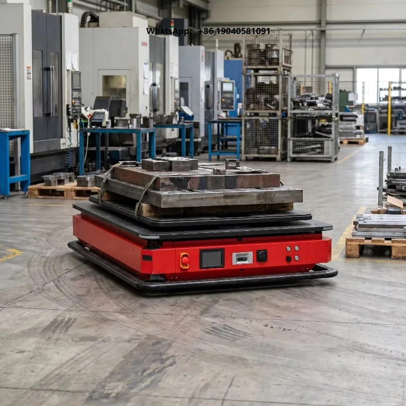 CE Certified Guided 1000kg Heavy Duty Pallet Mover for Warehouse Logistics Automated Guided Vehicle AGV Robot