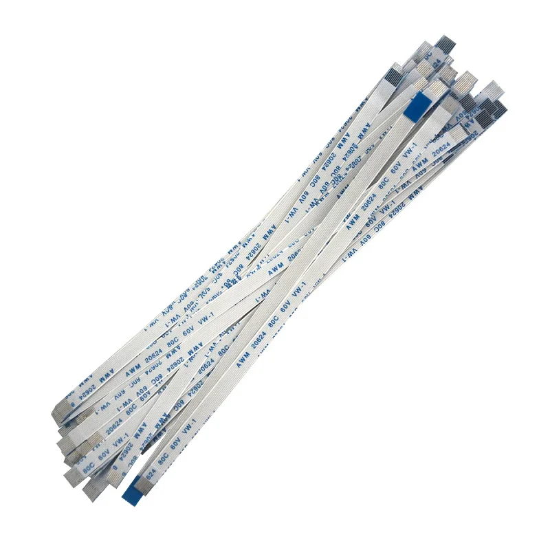 FFC FPC AWM 20624 80C 60V VW-1, cabo flexível plano, 0,5mm, passo de 1mm, 4Pin, 5 Pin, 6 Pin, 7 Pin, 8 Pin, 9 Pin, 10 Pin, pin 9, Pin 10, 10 PCes 40cm