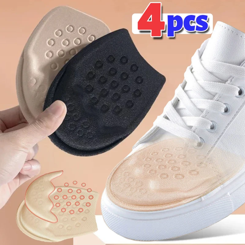 Forefoot Pads for Women Man Foot Pads Half Insoles for Shoes Non-slip Sole Cushion Pain Relief Care Shoe Size Reducer Inserts