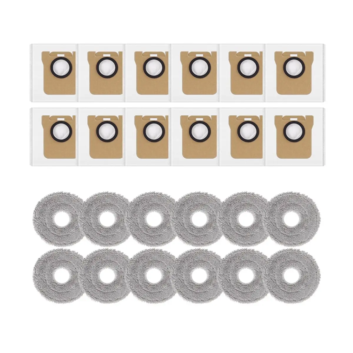 AT59 Dust Bag Mop Pads Parts for Xiaomi 5 Pro OV21CN X10 Plus X20 Plus M30 Pro M30S Robot Vacuum Cleaner Replacement Parts view 3