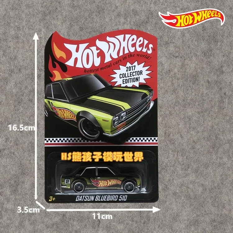 New Hot Wheels 1/64 Car Model 2017 Collector Edition Red Line 1987 Toyota Pickup Collectible Room Ornament Boy Toy Birthday Gift view 4