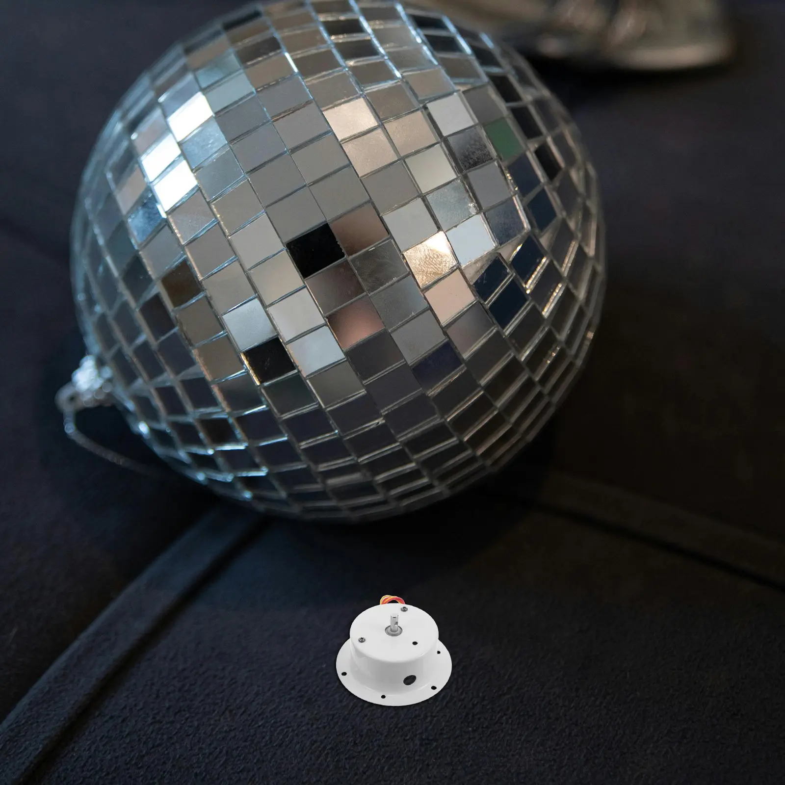 2Pcs Steady Rotating Motor for Disco Ball High Load Capacity Silent Operation Thermal Control for Weddings Banquets Clubs Bars