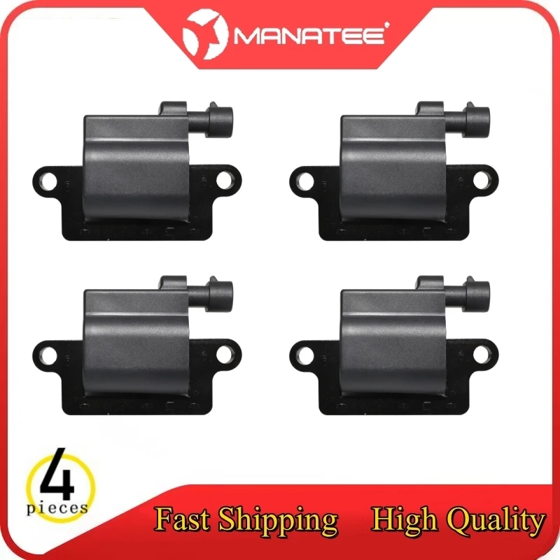 

4 PCS ​Auto Ignition Coil For CADILLAC ESCALADE 1998-2006 For CHEVROLET SILVERADO 1500 1997-2007 For HUMMER H2 2002 12558693