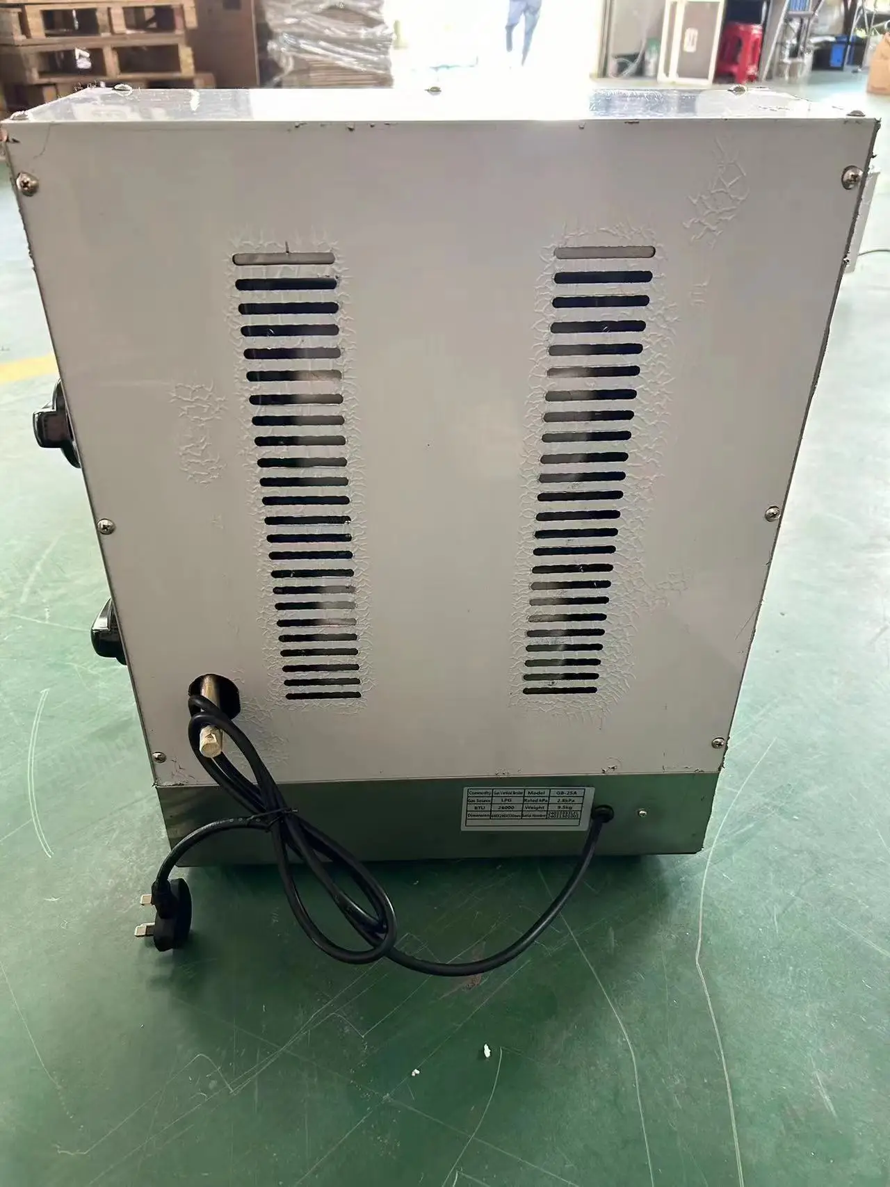 Grill de barbecue rotatif en acier inoxydable, 2 brûleurs, brochettes, équipement Shawarma, Machine commerciale pour Doner Kebab, vente en gros d'usine