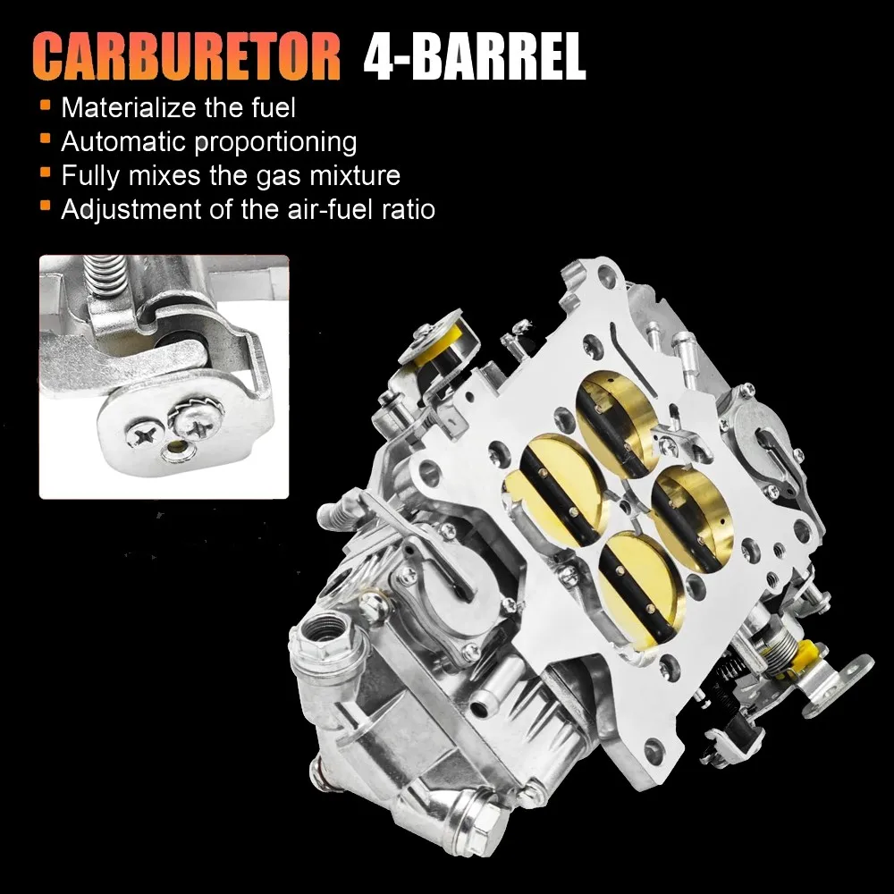 Universal 4 Barrel 850 CFM Vergaser Doppel Pumper Mechanische Leistung Rennen Für 350 351 383 396 400 406 427 454 Motor Splitter