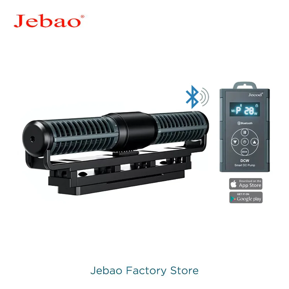 

Jebao Jecod 2024 Bluetooth Cross-flow Pump New DCW Series Aquarium Fish Tank Circulating Flow Pump App Control DC Water Pump