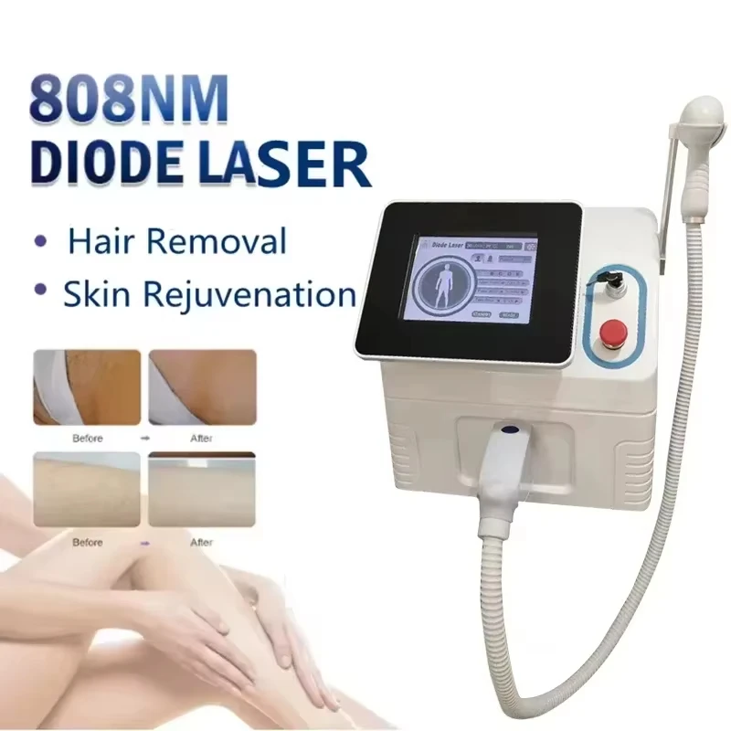 ‌ 2025 جديد 755nm 808nm 940nm 1064nm ديود آلة إزالة الشعر بالليزر نظام التبريد غير مؤلم الوجه الجسم لنزع الشعر ‌