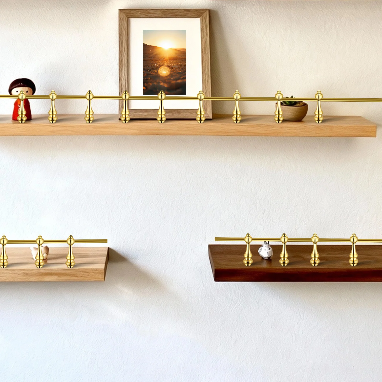 

10Pcs Hardware Connectors Zinc Alloy Rail Post Caps for Glass Fence Cabinet Wine Cart Furniture Connection Fittings