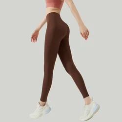 Women's Seamless Yoga Pants Gym Leggings High Waist Hip Lift Workout Leggings Antibacterial Outdoor Sports Fitness Running Pants