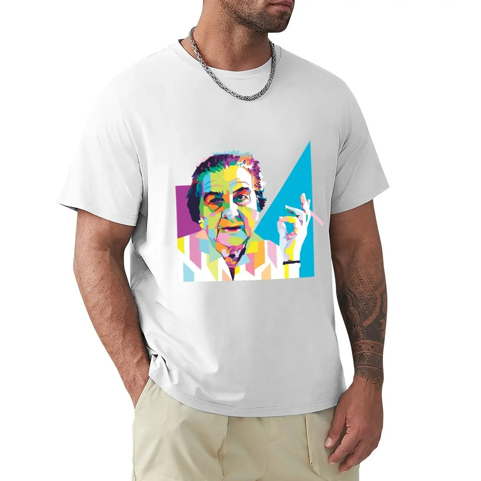 

Футболка Golda Meir, спортивная одежда для фанатов, одежда Аниме, тяжелые футболки для мужчин