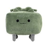 New Clay The Claymore Plush Doll Toy 20cm Cartoon Cute Soft  Small Square Clay The Claymore Room Decoration Plush Doll Toy
