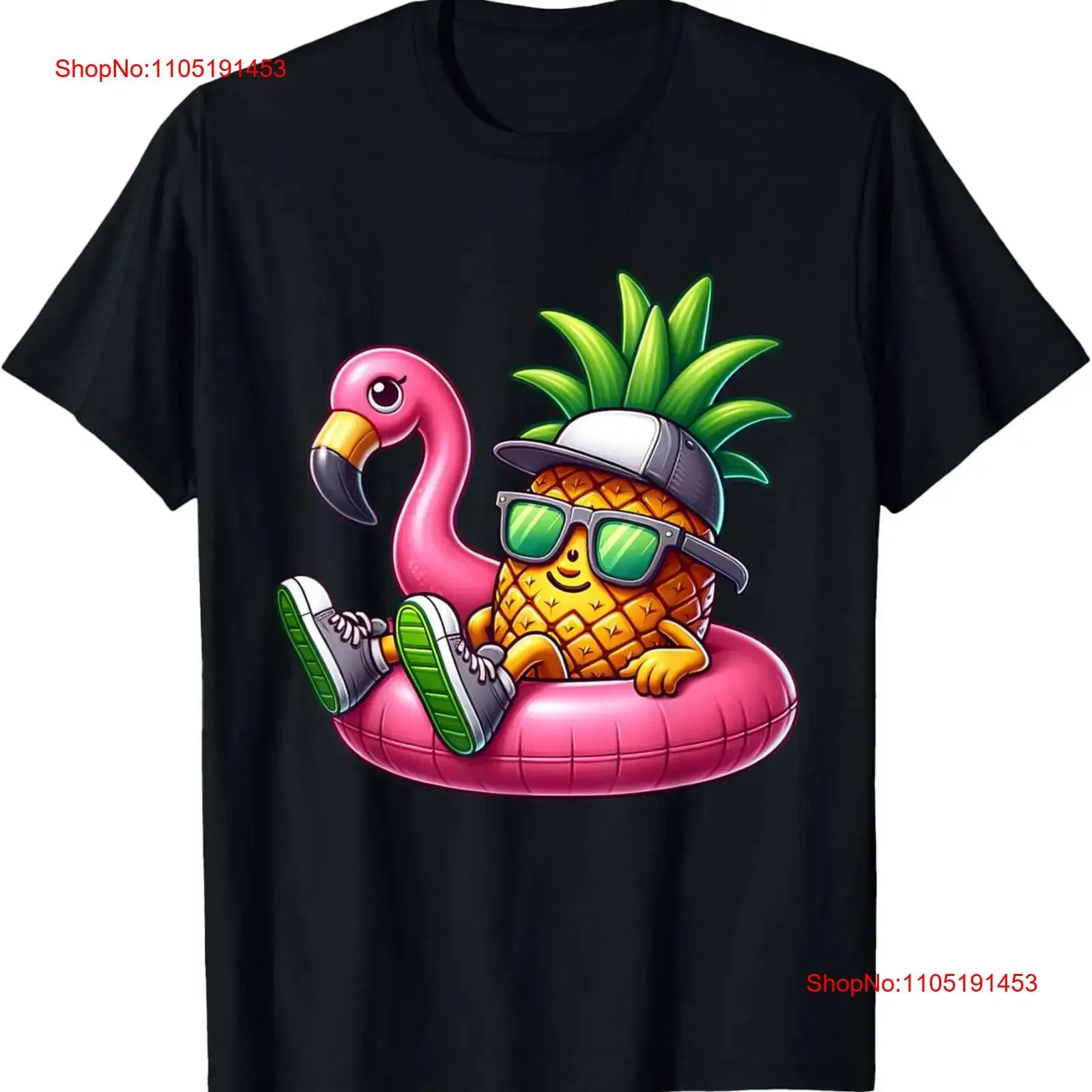

Funny Pineapple Flamingo Tropical Beach Hawaiian Boys Kids T Shirt vintage Washed Comfortable Stretched Breathable Unisex