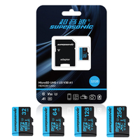 Supersonic Ultra MicroSDXC Memory Card 32-256GB C10 Full HD A1 High-speed MicroSD Card Trans Flash Card for Android Phone Camera