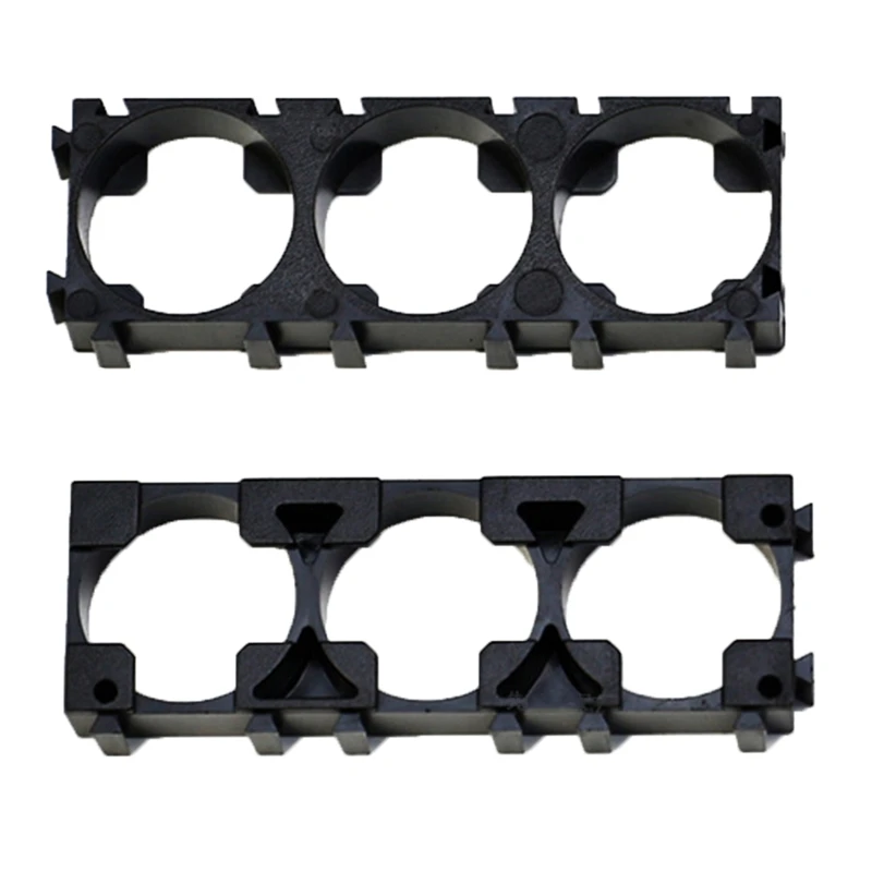 A9LC 10Pcs 21700 Lithium Ion Cell Double Battery Holder Bracket for Battery Pack in Fire-Proof ABS Fixing Accessories