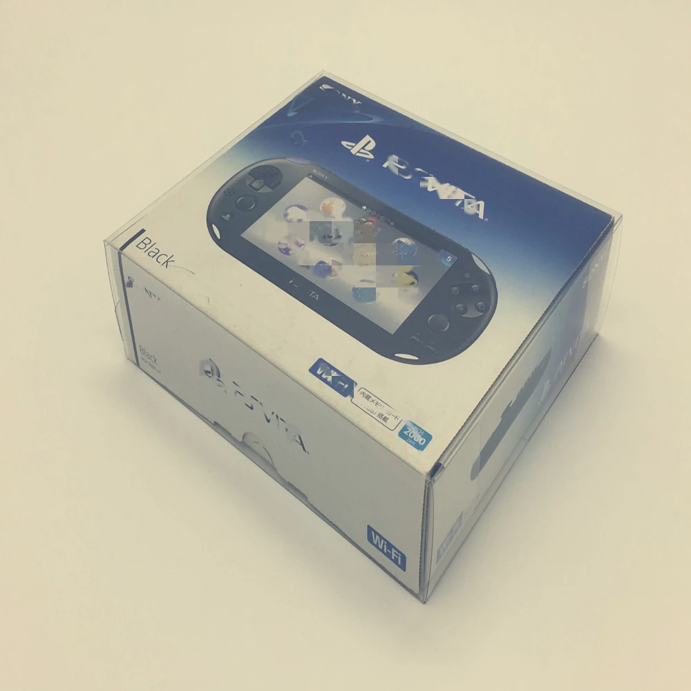 PET Box Protector For PSVITA  Collect Boxes For Sony PlayStation VITA 「PCH-2000」 Game Case Shell Clear Display For JPN edition