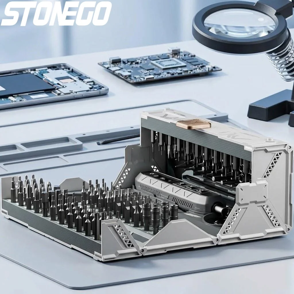 

Набор прецизионных отверток 180 шт., 3 режима крутящего момента, 160 магнитных бит, беспроводной набор инструментов для ремонта