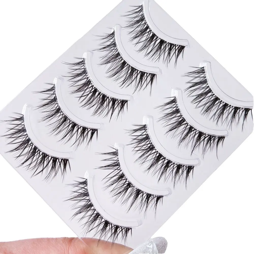 Faux cils de style thaïlandais, naturels, longs et vaporeux, en faux vison 3D, sans cruauté, pour extension de cils