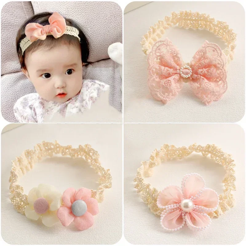 

Baby Girls Headband Cute Baby Elastic Hair Band Newborn Head Flower Toddler Headwear Headwraps Kids Boys Girls Hair Accessories