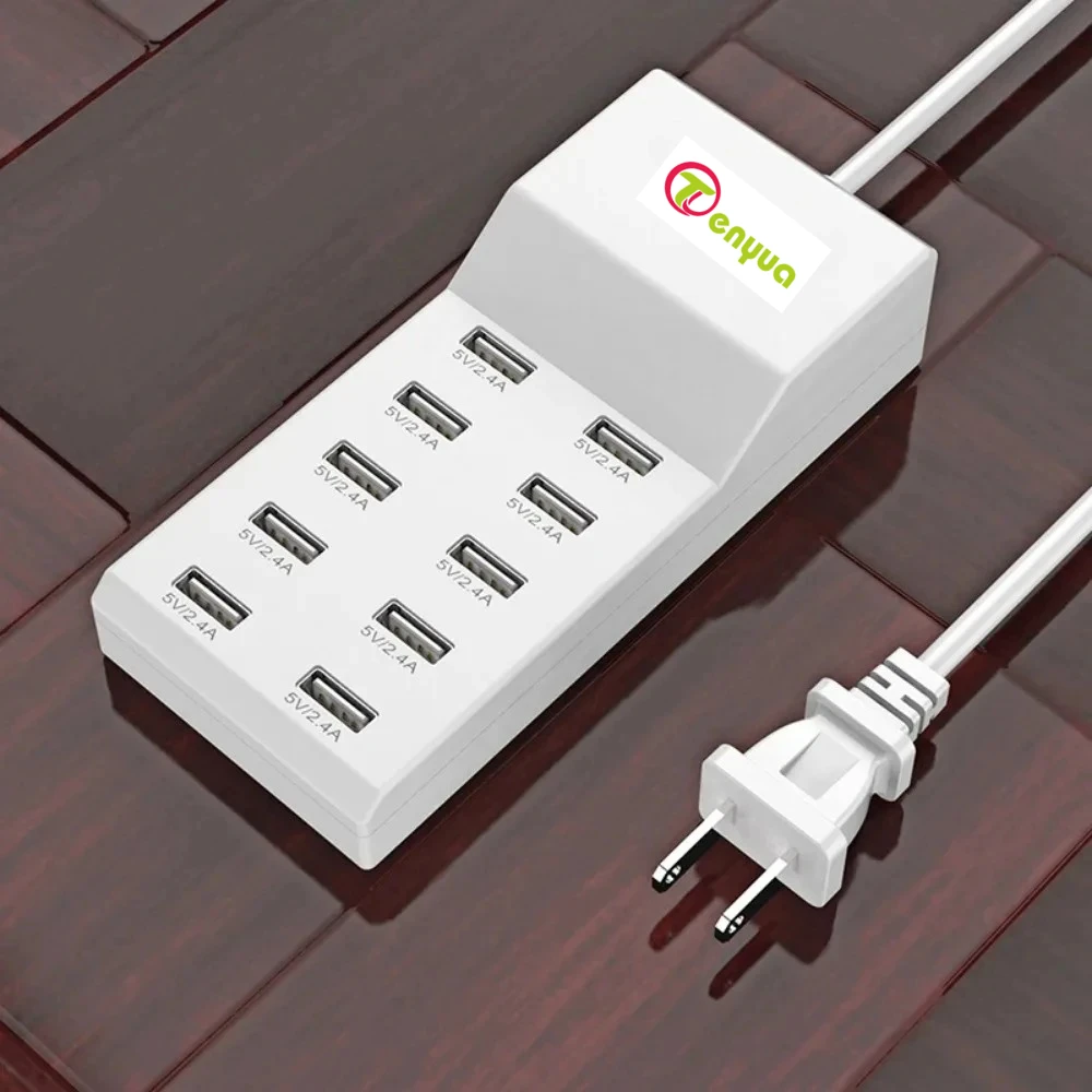 شاحن USB متعدد المنافذ شحن سريع 50 وات شاحن ساعة للهاتف المحمول مناسب لهاتف Apple Huawei