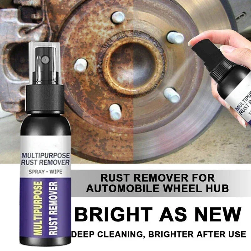 Multi Purpose Rust Remover Spray Car Maintenance Iron Powder Cleaning Super Rust Remover Cleaner Metal Surface Chrome Paint