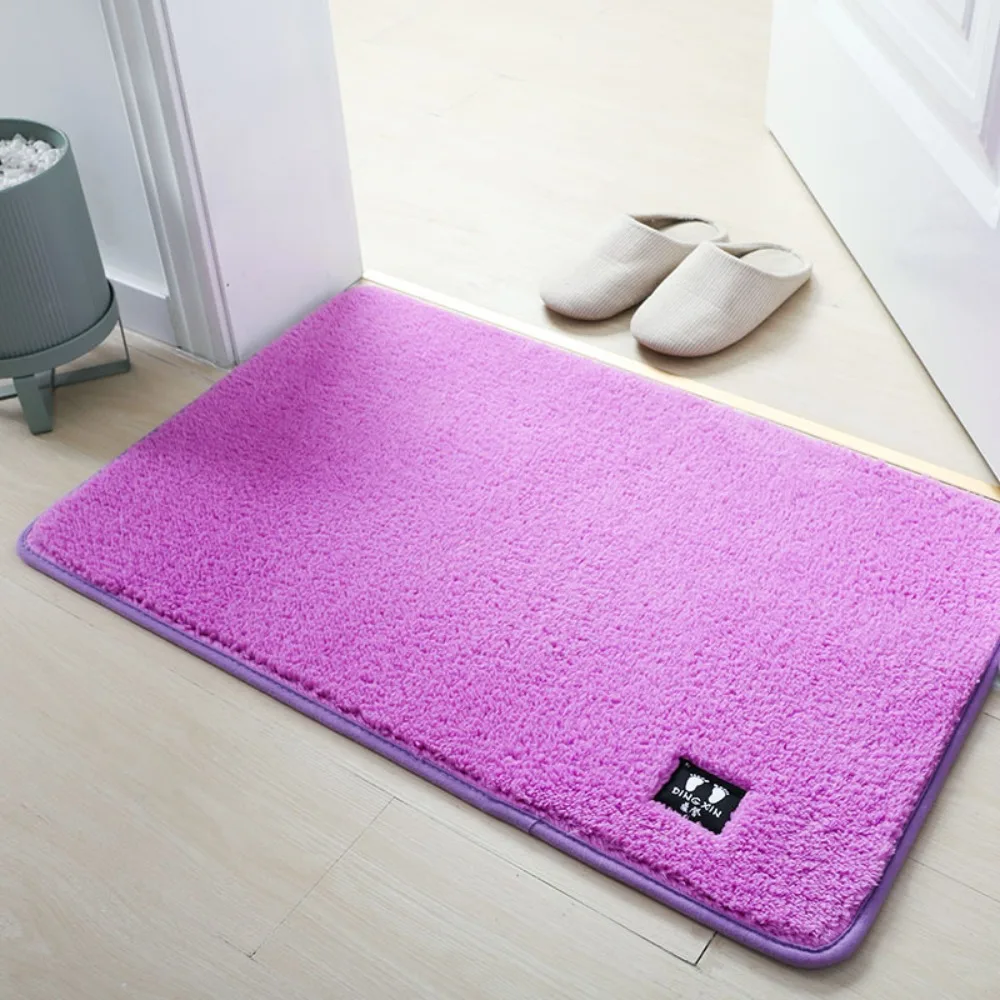 

Soft Bathroom Floor Mat Non Skid Quick Drying Anti Slip Door Mat Cratoon Machine Washable Absorbent Bath Carpet Foot Pad