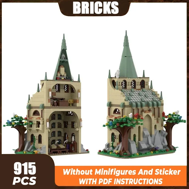

Magical Movies Model Moc Building Bricks Medieval Card Castle Technology Modular Blocks Gifts Christmas Toys DIY Sets Assembly