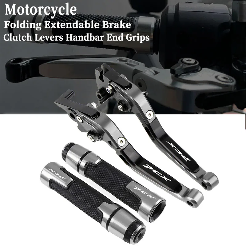 

Motorcycle Accessories Folding Extendable Brake Clutch Levers Handbar End Grips For PCX 125 PCX125 PCX150 PCX150 2010-2020